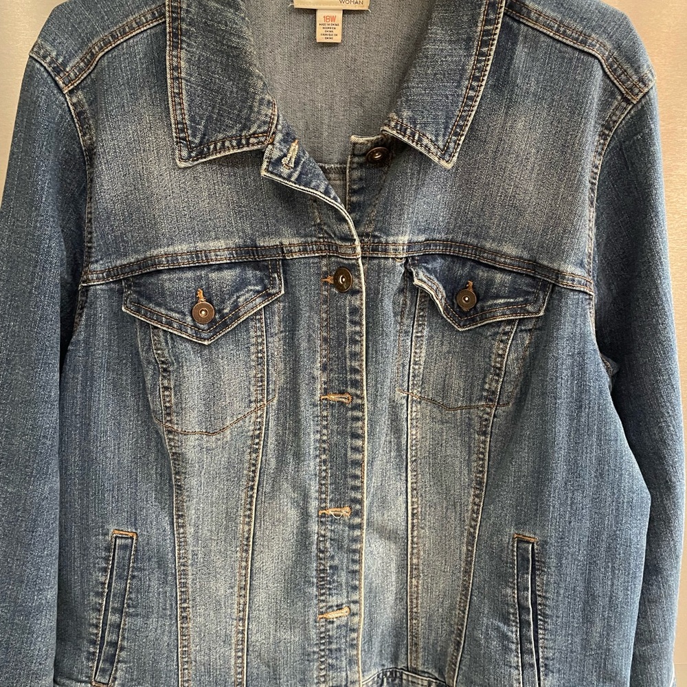 Classic Blue Denim Jacket by Style and Company